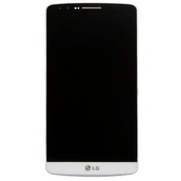 تاچ ال سی دی گوشی موبایل ال جی LG D855 / G3 اورجینال با فریم سفید