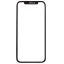 گلس تعمیراتی آیفون IPHONE X با چسب OCA با فریم اورجینال