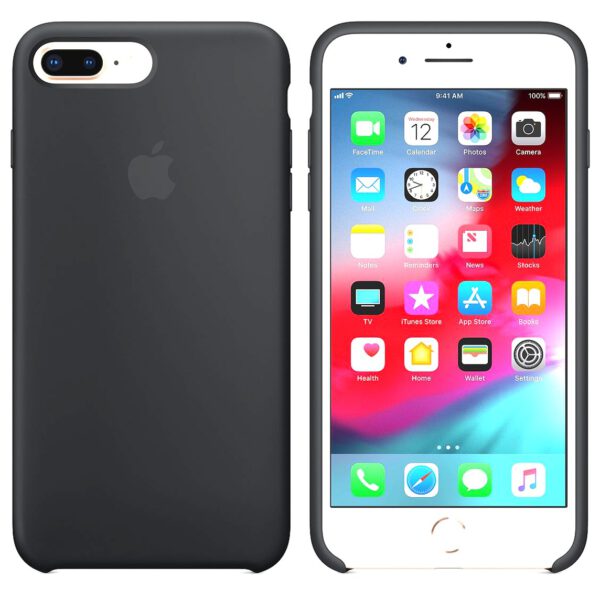 Silicone case iphoneplus gray