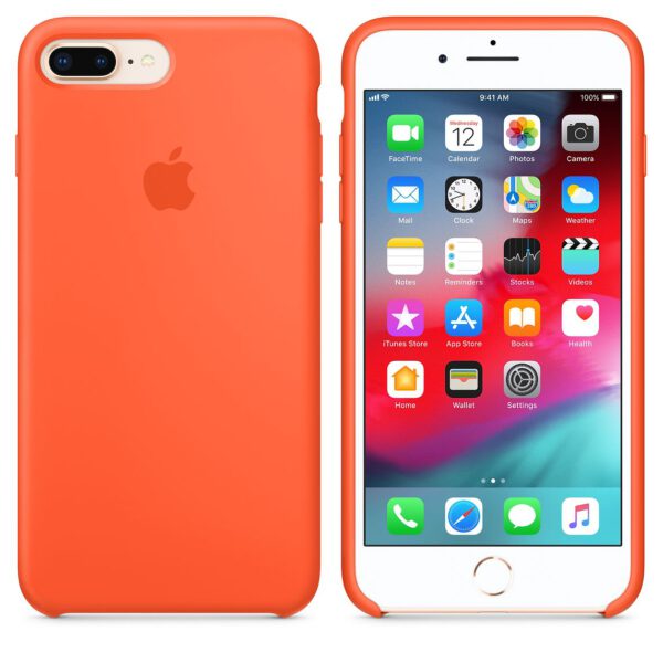 Silicone iphoneplus plus orange  e