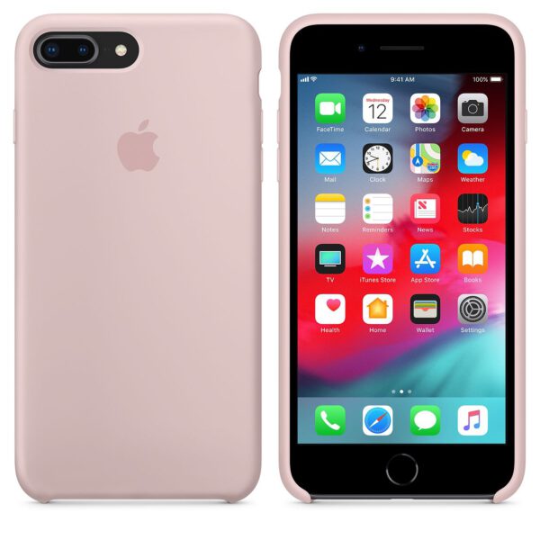 Silicone iphoneplus plus pink  e