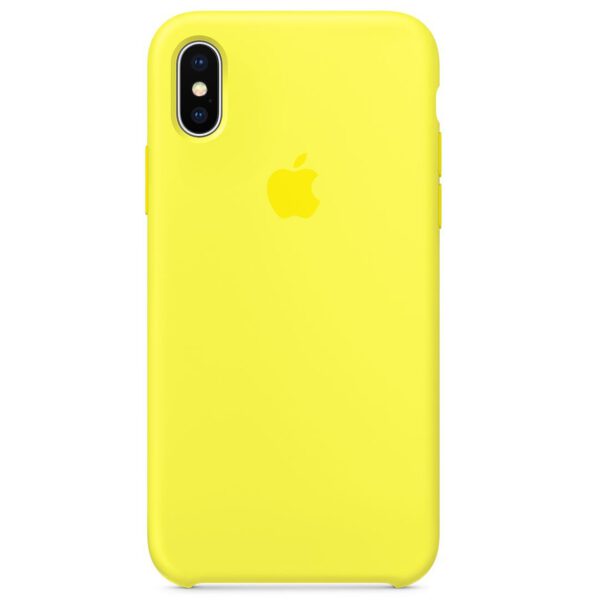 Silicone iphonex yellow e