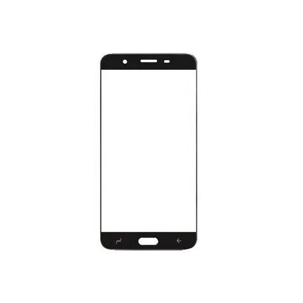 replacement front glass for samsung galaxy j prime  black by maxbhi