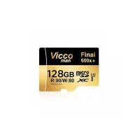 کارت حافظه ویکومن Viccoman MicroSD کلاس ۱۰ با سرعت ۹۰ MB/S ظرفیت ۱۲۸ گیگابایت