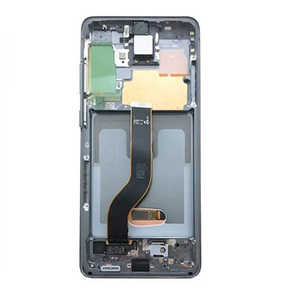 ‫تاچ ال سی دی گوشی موبایل سامسونگ SAMSUNG S20 PLUS / G985 مشکی نقره ای