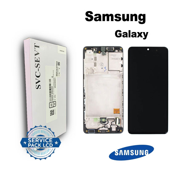تاچ ال سی دی گوشی موبایل سامسونگ SAMSUNG A41 / A415 اورجینال سرویس پک شرکتی با فریم