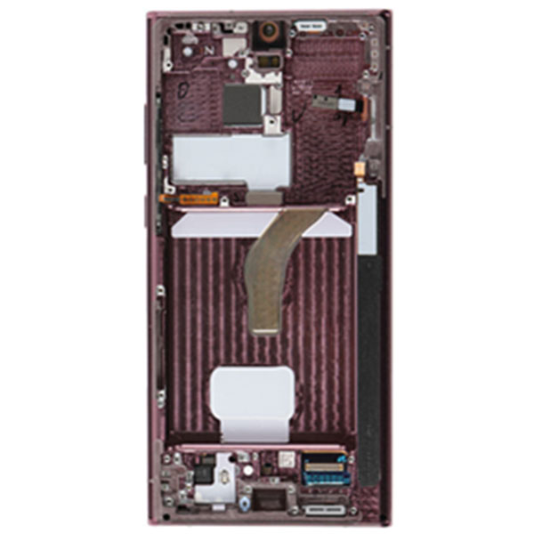 تاچ ال سی دی گوشی موبایل سامسونگ SAMSUNG S22 ULTRA / S908 اورجینال سرویس پک شرکتی با فریم