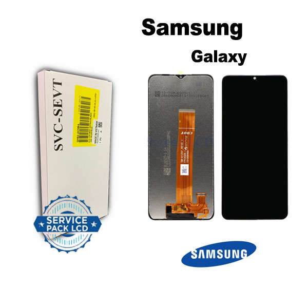 تاچ ال سی دی گوشی موبایل سامسونگ SAMSUNG A12 / A127 اورجینال سرویس پک شرکتی مشکی