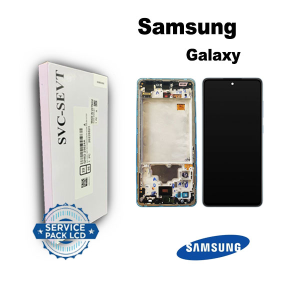 تاچ ال سی دی گوشی سامسونگ SAMSUNG A72 / A725 , A72 (5G) / A726 اورجینال سرویس پک شرکتی بافریم