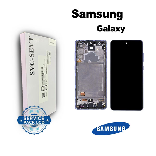تاچ ال سی دی گوشی سامسونگ SAMSUNG A72 / A725 , A72 (5G) / A726 اورجینال سرویس پک شرکتی بافریم