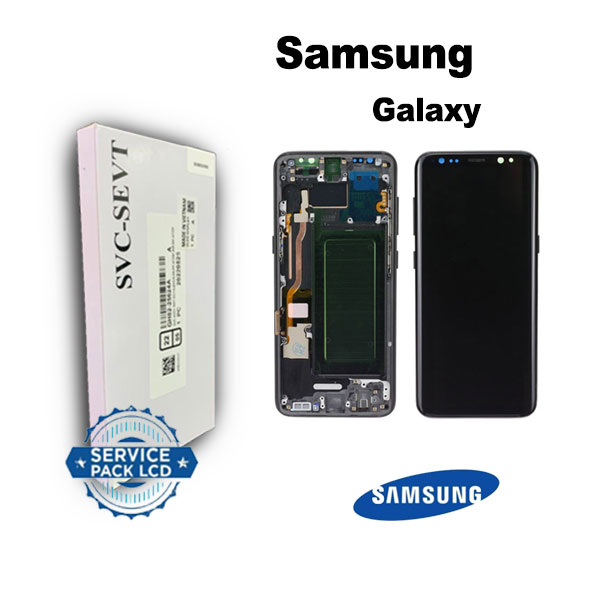 تاچ ال سی دی گوشی موبایل سامسونگ SAMSUNG S8 PLUS / G955 مشکی طلایی بنفش